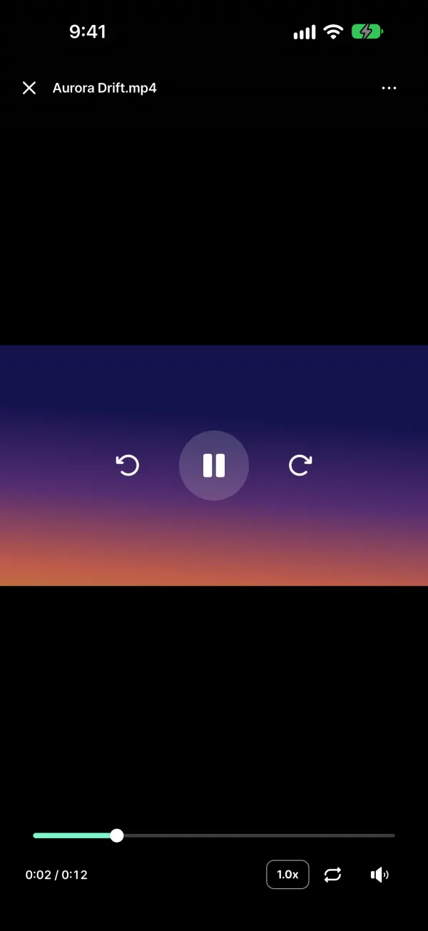 Reproductor integrado fluido