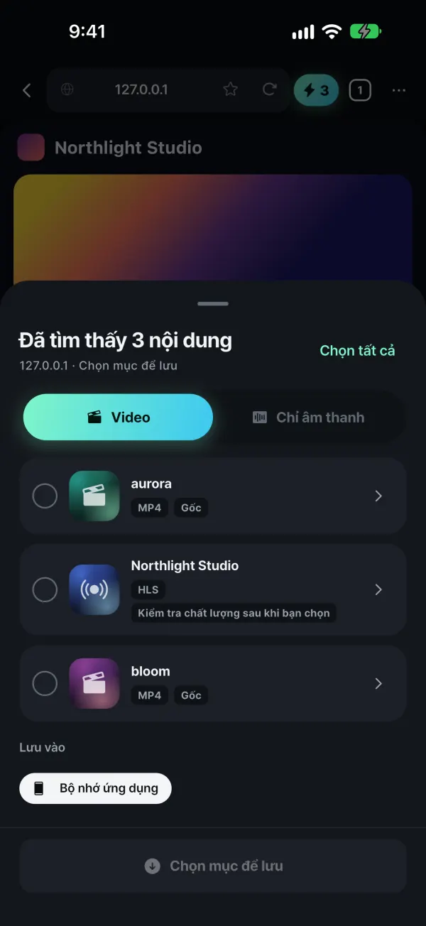 Phát hiện nội dung đang phát