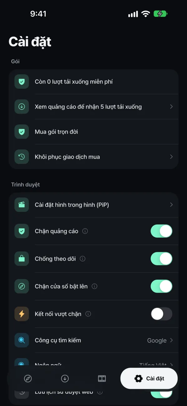 Bạn nắm quyền kiểm soát